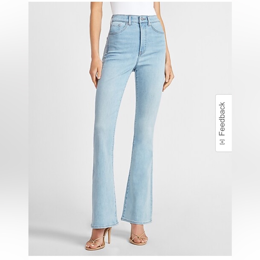 Express Women’s High Rise Slim Flare Jeans (Size: 00/R)